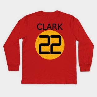 vintage caitlin 22 black Kids Long Sleeve T-Shirt